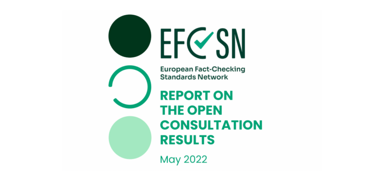 EFCSN’s  open consultation report summarises opinions on the future European  Code of Standards for Fact-Checking and Open Source Investigation