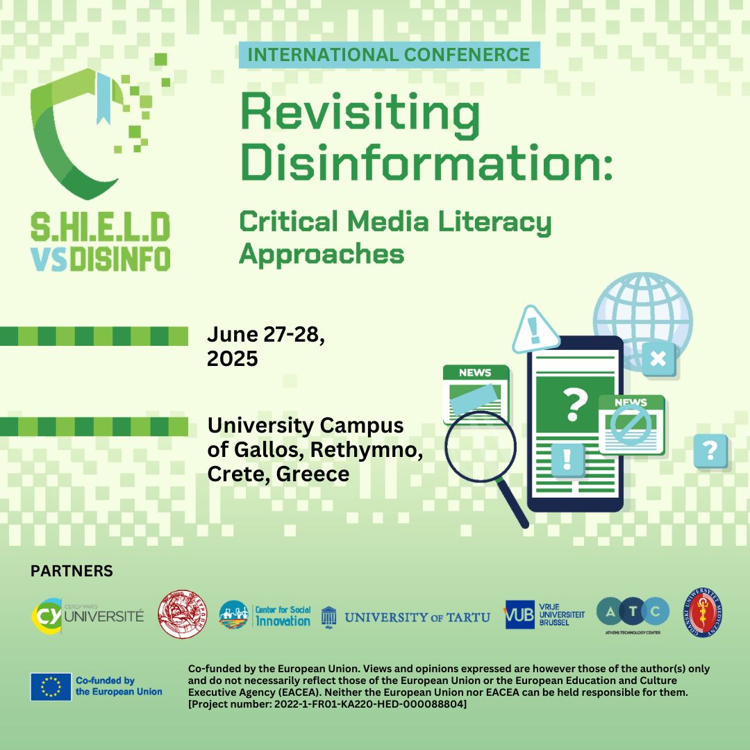 Conference: “Revisiting Disinformation: Critical Media Literacy Approaches”